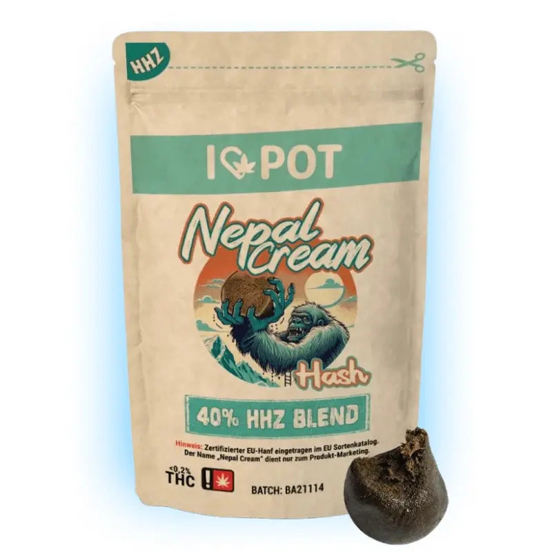 Ilovepot HHZ Nepal Cream Hash 1gr