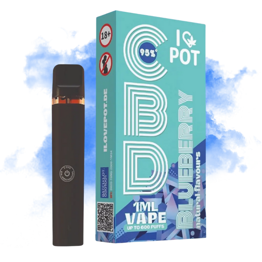 ILovePot CBD Vape 95% Blueberry 1ml