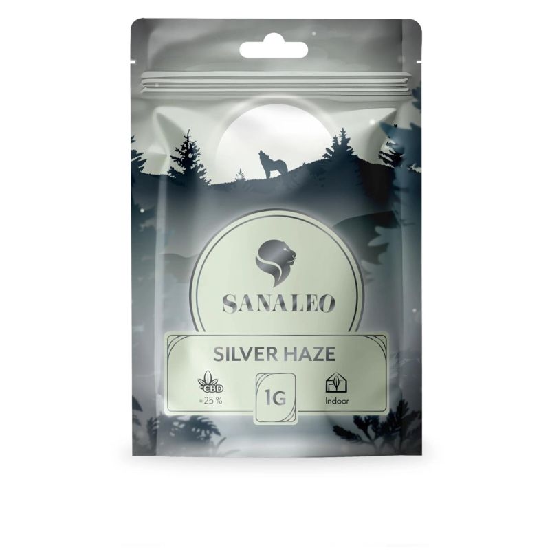 Sanaleo CBD Blüte - Silver Haze 25% 1g